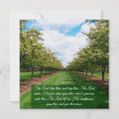 Nummers 6:24-26 Vlakke Kaart (Voorkant)