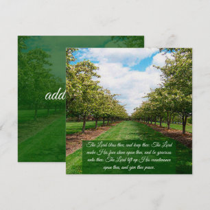 Nummers 6:24-26 Vlakke Kaart