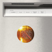 NUMMERS 6:24 BIBEL VERSE - KAN DE LORDE ZWART U KU MAGNEET (Insitu (Vaatwasser))