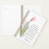 Nummers 6:24 De Heer zegene U Roze Bloem Bijbel Planner (Display)