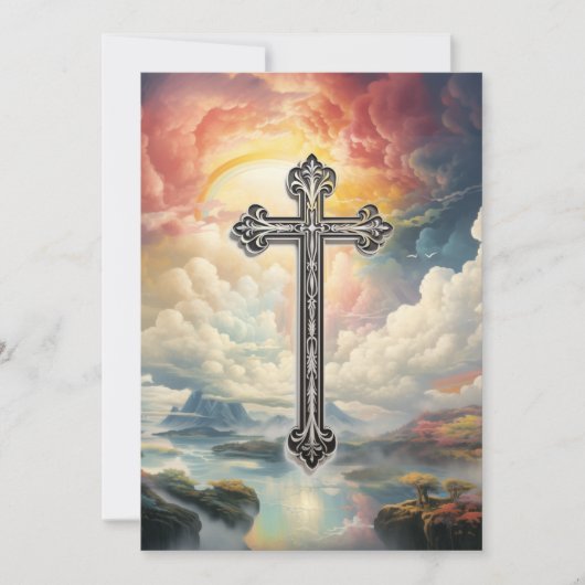 Nummers 6:24 Mei de heer zegene u wenskaart Feestdagenkaart (Voorkant)