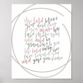 Nummers 6:24 - The Lord Bless You - Poster (Voorkant)