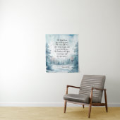 Nummers 6 Heer zegene u Bijbel Verse Winter Scène Wandkleed (In situ)