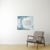 Nummers 6 Heer zegene u Bijbel Verse Winter Scène Wandkleed (In Situ (horizontaal))