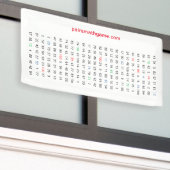 Nummers Banner 1 mini (Buitenkant Gebouw)