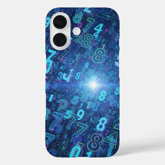 Nummers Case-Mate iPhone Case (Achterkant)