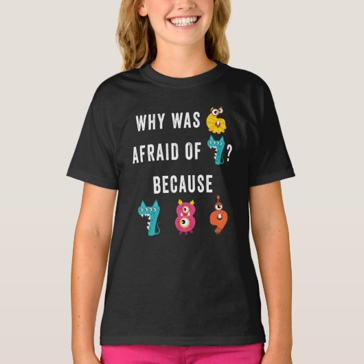Nummers Day Idee voor kinderen - Monster Numbers T-shirt (Voorkant)