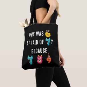 Nummers Day Idee voor kinderen - Monster Numbers Tote Bag