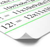 Nummers en hun Poster van de Grafiek van de Factor (Hoek)