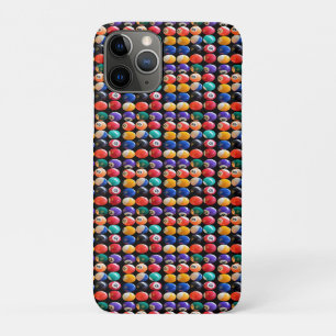 Nummers gekleurde oogbollen, iPhone 11 Hoesje