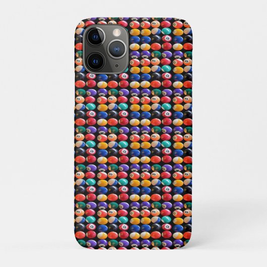 Nummers gekleurde oogbollen, iPhone 11 Hoesje (Achterkant)