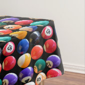 Nummers gekleurde oogbollen, tafellade tafelkleed (Voorbeeld)