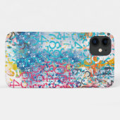 Nummers Hearts Love Graffiti Collage Case-Mate iPhone Case (Achterkant (horizontaal))