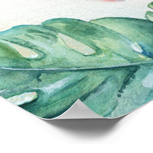 Nummers Kinder Posters Tropisch Zee Schildpad (Hoek)