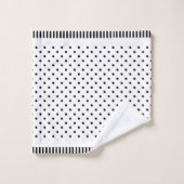 Nummers Kinder zwart en wit Bad Handdoek (Wasdoekje)