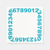 Nummers Lijst servetten (Voorkant)
