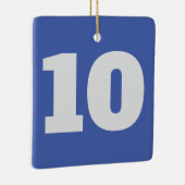 Nummers op Hanging Thing, Keramisch Ornament (Rechts)