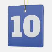 Nummers op Hanging Thing, Keramisch Ornament (Links)