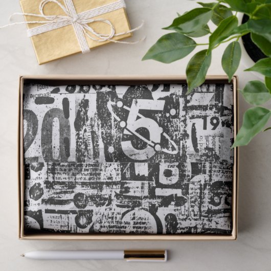 Nummers, papier voor weefsel- of losbladerpapier (Geschenk)