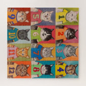 Nummers Puzzle Legpuzzel (Horizontaal)