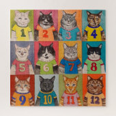 Nummers Puzzle Legpuzzel (Verticaal)