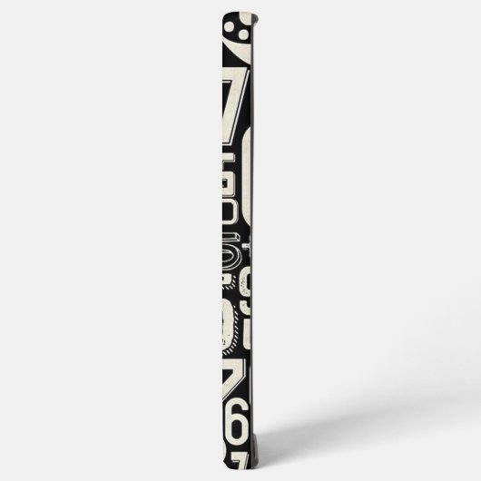 Nummers Samsung Galaxy Hoesje (Linkerkant)