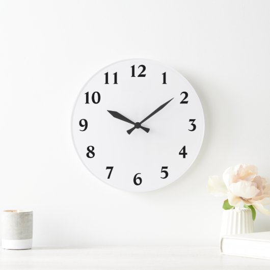 Nummers Sjabloon Grote Klok (Huis)