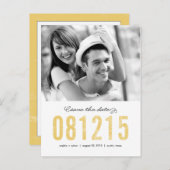 NUMMERS Sla het Briefkaart Datum op (Voorkant / Achterkant)