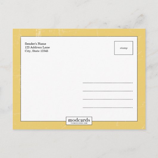 NUMMERS Sla het Briefkaart Datum op (Achterkant)