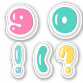 Nummers Sticker (Voorkant)