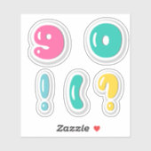 Nummers Sticker (Vel)