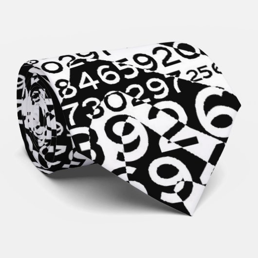 Nummers Stropdas (Opgerold)