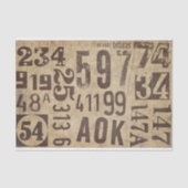  nummers voor meubelen, ontkoppeling of collage tissuepapier (Voorkant)