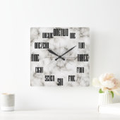 Nummers wandklok (Huis)