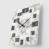 Nummers wandklok (Hoek)