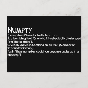 Numpty Briefkaart