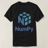 NumPy Python-bibliotheek voor softwareontwikkelaar T-shirt (Design voorkant)