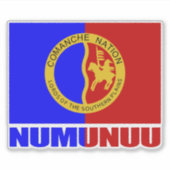 Numunu (Comanche) Sticker (Voorkant)