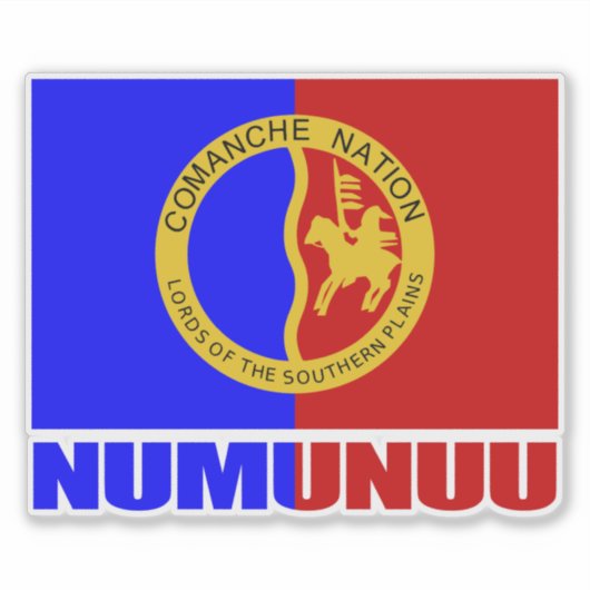 Numunu (Comanche) Sticker (Voorkant)