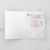 Nun 45e Jubileum godsdienstig beroep Roze Kaart (Binnen)