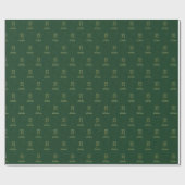 Nun 50e Jubileum van Religieuze Professie Groen Cadeaupapier (Vlak)