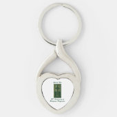 Nun 50e Jubileum van Religieuze Professie Groen Sleutelhanger (Voorkant)