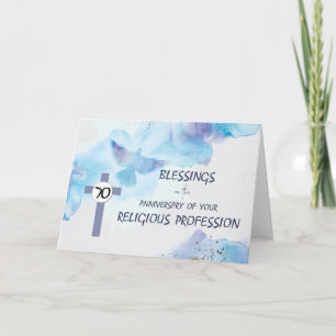 Nun 70e Jubileum van godsdienstig beroep Kaart
