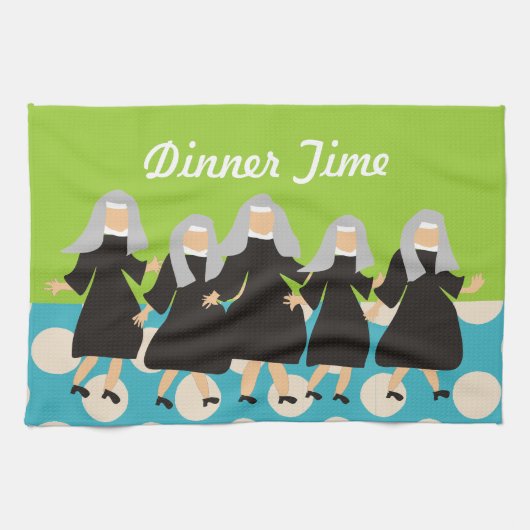 Nun Art Kitchen Towel "Dinner Time" Theedoek (Horizontaal)