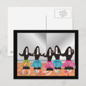 Nun Ballerina Gifts Briefkaart (Voorkant / Achterkant)