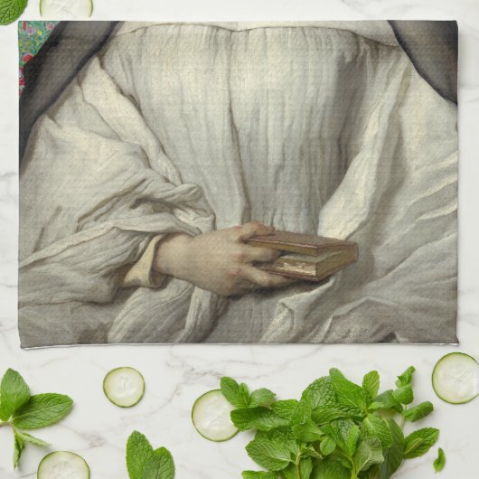 Nun Bgloing a Roze Bubble gum Theedoek (Gevouwen)