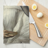 Nun Bgloing a Roze Bubble gum Theedoek (Quarter Fold)