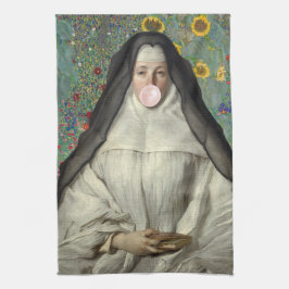 Nun Bgloing a Roze Bubble gum Theedoek