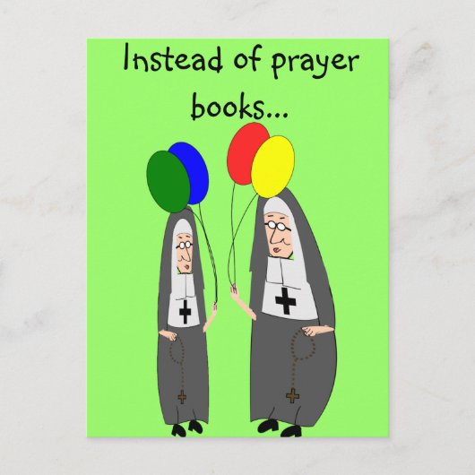 Nun Birthday Gifts Briefkaart (Voorkant)