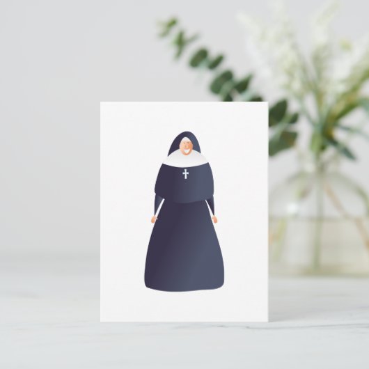 Nun Briefkaart (Staand voorkant)